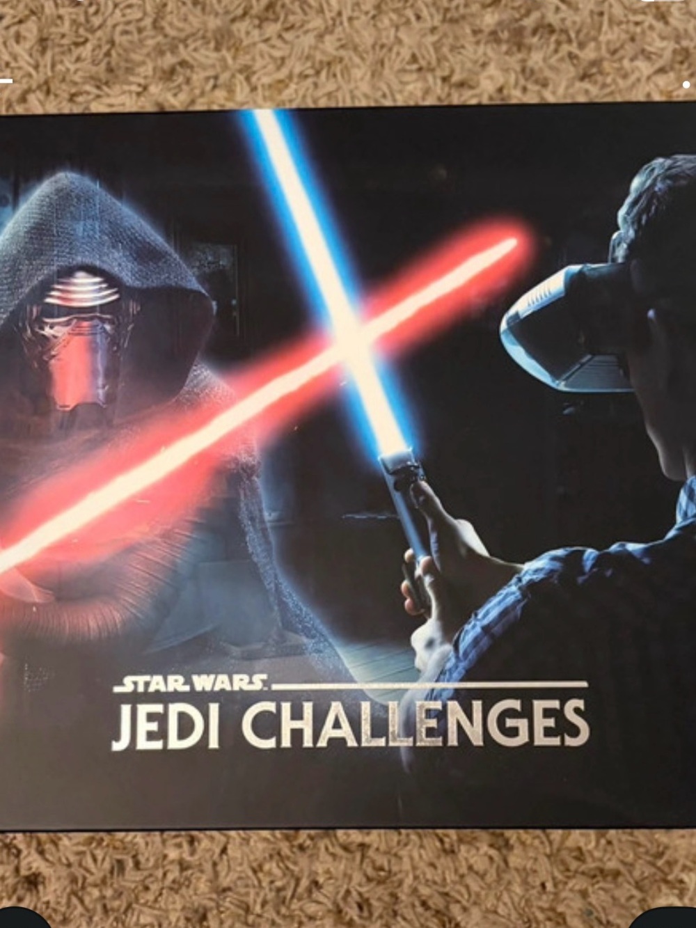 Star Wars Jedi Challenges VR Set with Blue and Red Lightsabers Read‼️